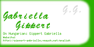 gabriella gippert business card